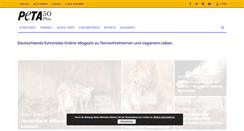 Desktop Screenshot of peta50plus.de
